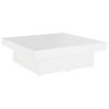 vidaXL Couchtisch Wei&szlig; 90x90x28 cm Holzwerkstoff