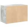 vidaXL Schrank mit 2 Schubladen Betongrau 60x31x40 cm Holzwerkstoff