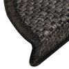 vidaXL Stufenmatten Selbstklebend Sisal-Optik 30Stk. 56x17x3cm