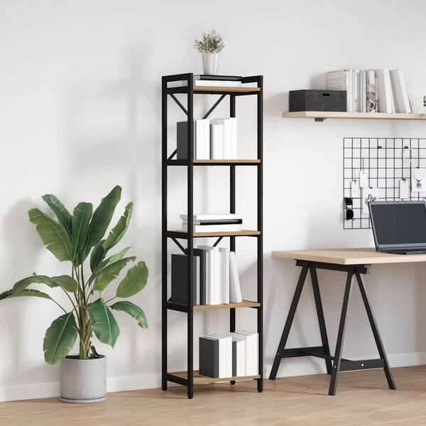 vidaXL B&uuml;cherregal Artisan-Eiche 40 x 30 x 155 cm Holzwerkstoff