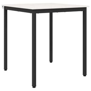 vidaXL Esstisch Wei&szlig; 70 x 70 x 75 cm Massives Kiefernholz