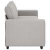 vidaXL 3-Sitzer-Sofa Wolkengrau 220x77x82 cm Stoff