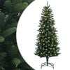 vidaXL K&uuml;nstlicher klappbarer Weihnachtsbaum 150 cm 150 LEDs