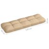 vidaXL Palettensofa-Auflagen 7 Stk. Beige