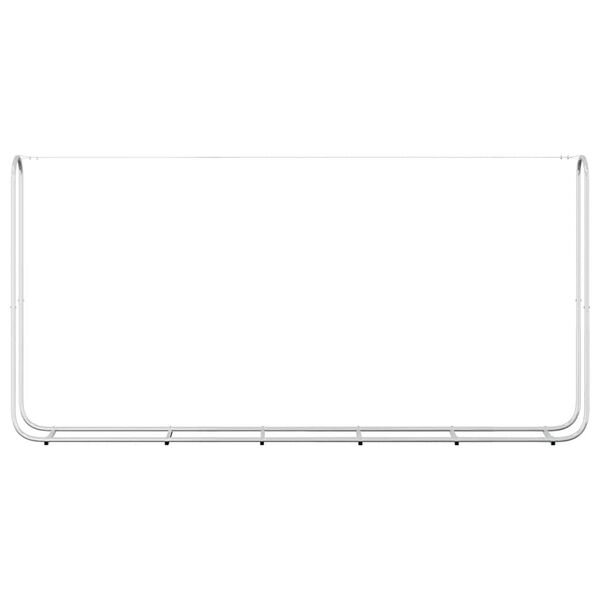 vidaXL Kaminholzregal 300x25x150 cm Stahl verzinkt