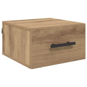 vidaXL Nachttisch 35 x 35 x 20 cm Holzwerkstoff Artisan-Eiche