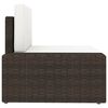 vidaXL 8-tlg. Garten-Lounge-Set Poly Rattan Braun