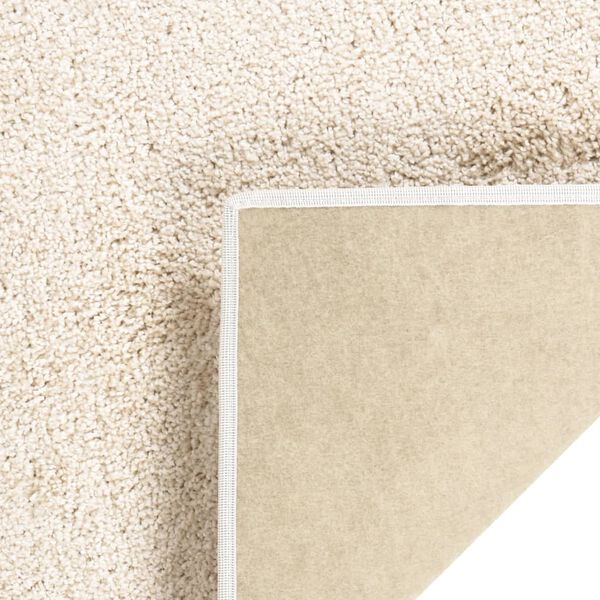 vidaXL Teppich Weich Rutschfest 67x180 cm Beige