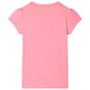 Kinder-T-Shirt Neonrosa 140