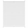 vidaXL Plissee Faltrollo Rollo Plisseerollo 110x100cm Wei&szlig;