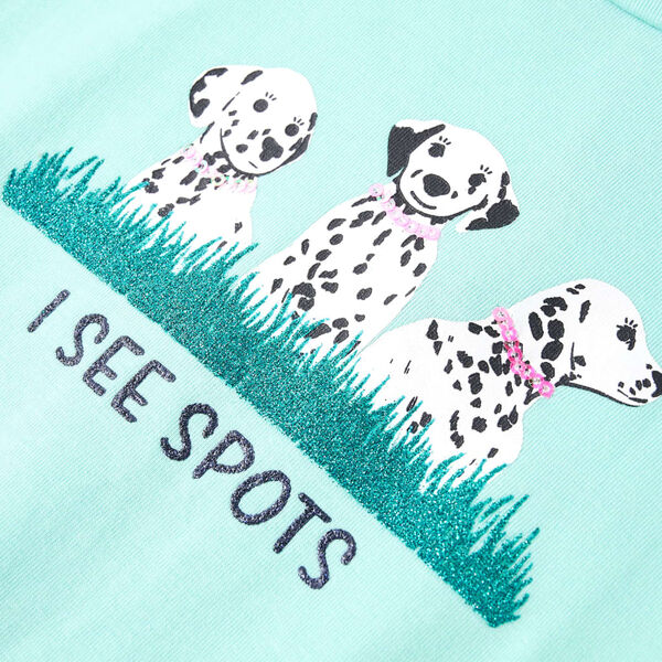 Kinder-T-Shirt Helles Minzgr&uuml;n 104