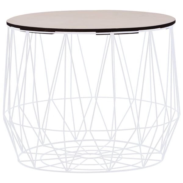 vidaXL Couchtische 2 Stk. Weiß