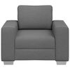 vidaXL Sofa 59cm Dunkelgrau Stoff