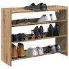 vidaXL Schuhregal Artisan-Eiche 80x25x62 cm Holzwerkstoff