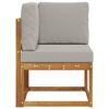 vidaXL Outdoor Ecksofa Massivholz Akazie