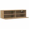 vidaXL TV-Wandschrank Artisan-Eiche 100 x 30 x 30 cm Holzwerkstoff