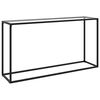 vidaXL Konsolentisch Transparent 140x35x75 cm Hartglas