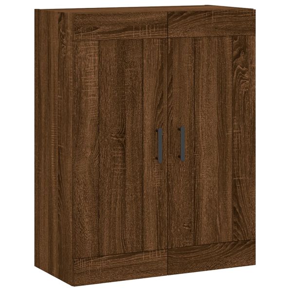 vidaXL Wandschrank Braun Eichen-Optik 69,5x34x90 cm Holzwerkstoff