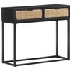 vidaXL Konsolentisch 90x35x76 cm Massivholz Mango