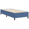 vidaXL Boxspringbett Blau 90 x 190 cm Samt