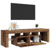 vidaXL TV-Schrank mit LED Altholz-Optik 140x36,5x40 cm Holzwerkstoff