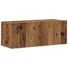 vidaXL 7-tlg. TV-Schrank-Set Wandmontage Altholz-Optik Holzwerkstoff