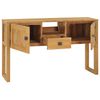 vidaXL Konsolentisch 120x32x75 cm Teak Massivholz
