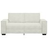 vidaXL 2-Sitzer-Sofa Creme 140 cm Samt
