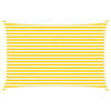 vidaXL Sonnensegel Gelb und Wei&szlig; 4,5 &times; 3 m 100 % Polyester Oxford