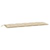 vidaXL Gartenbank-Auflage Beige 180x50x7 cm Oxford-Gewebe