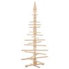 vidaXL Weihnachtsbaum Holz zum Schm&uuml;cken 180 cm Massivholz Kiefer