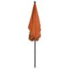 vidaXL Sonnenschirm mit Mast 210x140 cm Terracotta-Rot