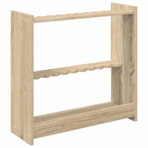 vidaXL Billardqueue-St&auml;nder Holzwerkstoff 60 x 20 x 57 cm Sonoma