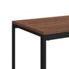 vidaXL Beistelltisch mit Rollen Schwarz 40x30x63,5 cm Holzwerkstoff