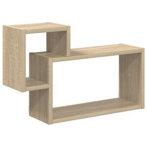 vidaXL Wandregal Wandhalterung Sonoma-Eiche 55 x 15 x 35 cm