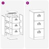 vidaXL Aktenschrank Rosa 44 x 50 x 106,5 cm Kaltgewalzter Stahl