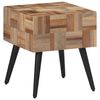 vidaXL Beistelltisch 40x40x45 cm Recyceltes Massivholz Teak