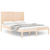vidaXL Massivholzbett ohne Matratze 120x200 cm Kiefernholz