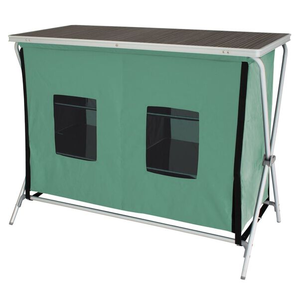 Eurotrail Campingschrank Brocas 110x52x90 cm Gr&uuml;n