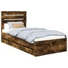vidaXL Bettrahmen R&auml;uchereiche 90 x 200 cm Ingenieurs Holz