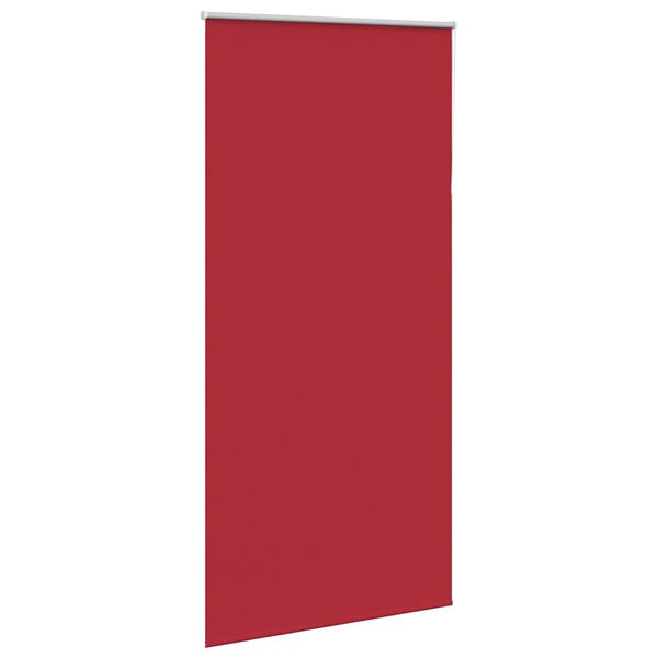 vidaXL Verdunkelungsrollo Rot 90x230 cm Stoffbreite 85,7 cm Polyester
