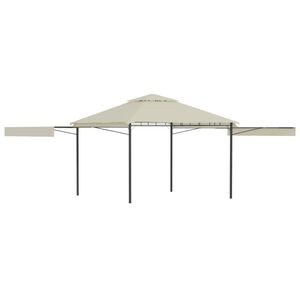 vidaXL Pavillon mit Doppelt Erweiterten D&auml;chern 3x3x2,75 cm 180 g/m&sup2;