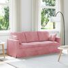 vidaXL Sofa Rosa Gesamtabmessungen: 198 x 78 x 80 cm (B x T x H) Samt