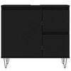 vidaXL Badschrank Schwarz 65x33x60 cm Holzwerkstoff