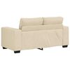 vidaXL 2-Sitzer-Sofa Creme 120 cm Stoff