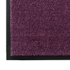 vidaXL Fu&szlig;matte Bordeaux 80 x 60 x 1,2 cm Teddystoff