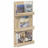 vidaXL Magazinregal Sonoma-Eiche 51 x 11 x 102 cm Holzwerkstoff