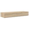 vidaXL Studiotisch Sonoma-Eiche 130 x 40 x 19,5 cm Holzwerkstoff