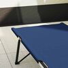vidaXL Klapp Schlafbett f&uuml;rs Camping Blau 206 x 76 x 74 cm