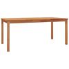 vidaXL 9-tlg. Garten-Essgruppe Massivholz Teak